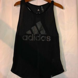 Black Women’s  Adidas Mesh Tank